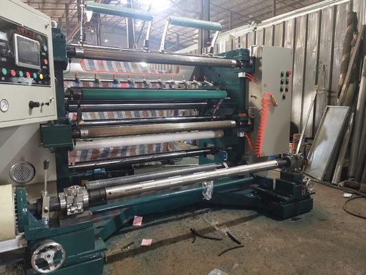 PLC điều khiển máy cắt dọc lớp phủ giấy máy cắt giấy Rewinder máy 0 - 200m/Min