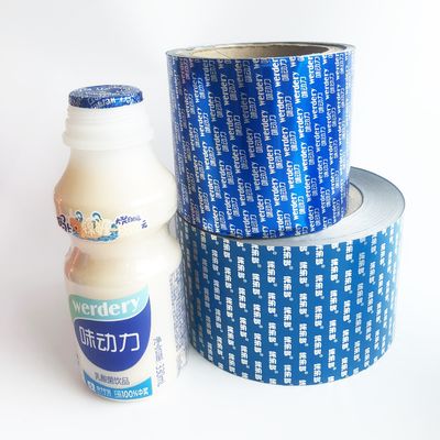 Phim niêm phong chai sữa Hiệu suất niêm phong tốt Được in tùy chỉnh chuyên nghiệp