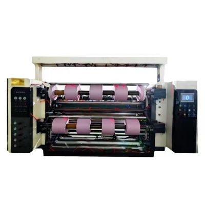 PLC điều khiển 5 KW Rewinding và cắt máy 460mm đường kính cuộn 20g-300g cắt