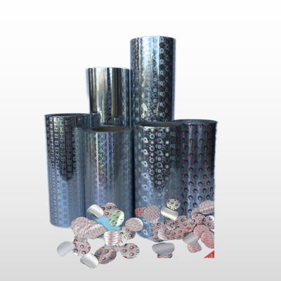 Phim niêm phong tấm nhôm với nắp nhựa hỗ trợ cho đường kính niêm phong rộng