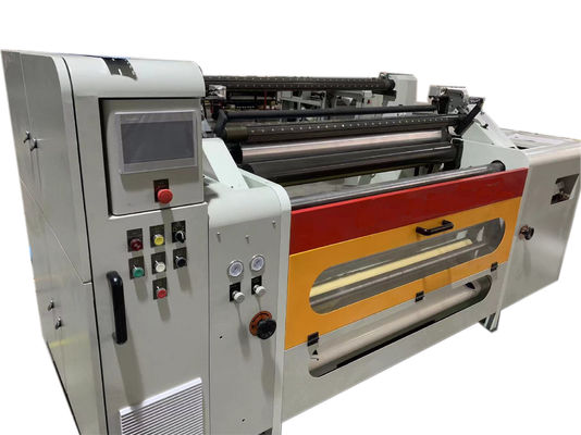 Máy cắt giấy nhiệt hoàn toàn tự động 600mm Aluminium Foil Rewinder 350m/min