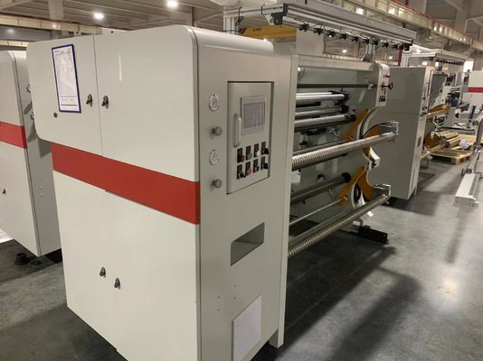 Thiết bị cắt giấy tốc độ cao Opp Cpp Pet Film Paper Roll Slitting Rewinding Machine