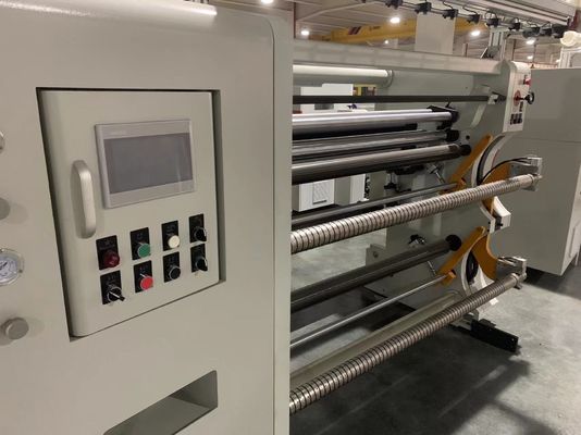 Máy cắt tốc độ cao hạng nặng Trung tâm bề mặt Slitter Rewinder 4500KG