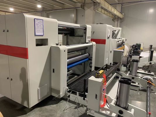 Máy hoàn toàn tự động giấy kraft tốc độ cao, giấy đồng, giấy phủ, máy quay lại và cắt giấy in
