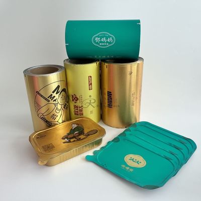 AL Bộ phim niêm phong nhiệt cho PS / PP / PE / PET Cốc giải pháp đóng gói đồ uống dễ dàng