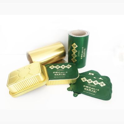 Ống nắp nhôm tùy chỉnh cho sữa sữa sữa pho mát kem phim niêm phong nhiệt cho các thùng chứa khác nhau