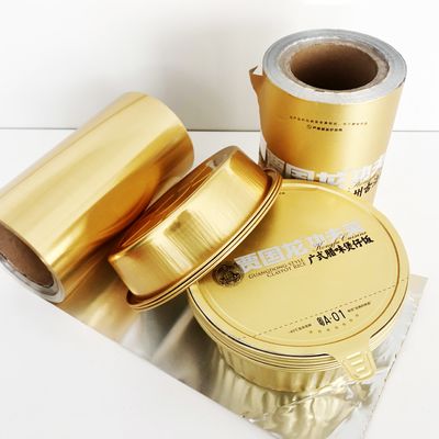 Lớp nhôm để niêm phong nhiệt Cốc giấy thú cưng Độ kính tùy chỉnh Dễ dàng lột cấu trúc