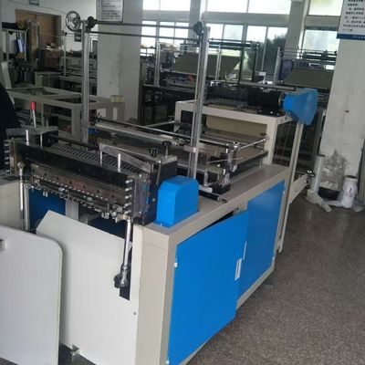 Máy niêm phong đáy, niêm phong nhiệt, máy cắt lạnh túi mua sắm nhựa siêu thị, máy làm túi phẳng